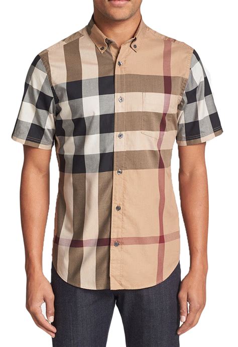 burberry fred check xxl short sleeve|thomas Burberry knit shirt.